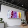 A romantic bouquet of colorful carnations, a birthday gift for my girlfriend's mother, soap and flower heads details Picture